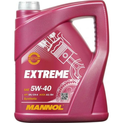 Синтетическое моторное масло MANNOL EXTREME 5W40 1022