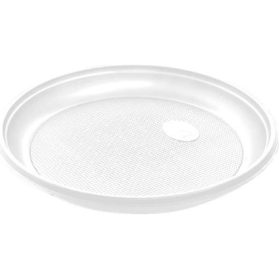 Одноразовая пластиковая тарелка ООО Комус Эконом 320833