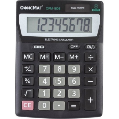 Настольный калькулятор ОФИСМАГ Ofm-1807 250223