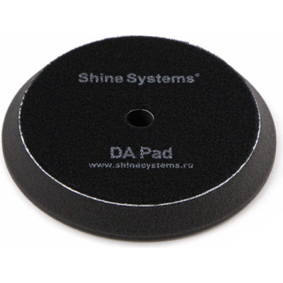 Ультрамягкий полировальный круг Shine systems DA Foam Pad Black SS557