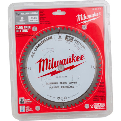 Пильный диск по алюминию для циркулярной пилы Milwaukee 48404345