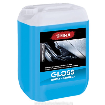 Концентрированный воск для сушки и защиты кузова автомобиля SHIMA GLOSS 4626016836288