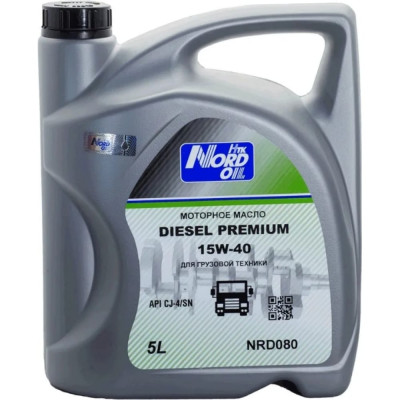 Моторное масло NORD OIL Diesel Premium 15W-40 CJ-4/SN NRD080