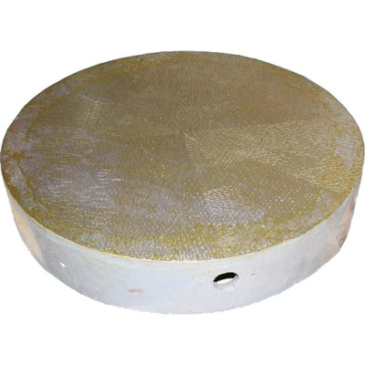 Круглая чугунная шаброванная разметочная поверочная плита TLX 66084