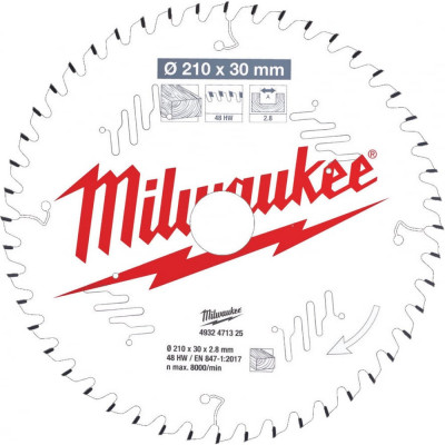 Пильный диск по дереву для торцовочной пилы Milwaukee 4932471325