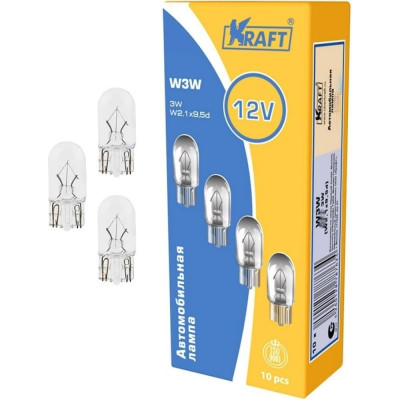 Лампа накаливания KRAFT W3W KT 700034