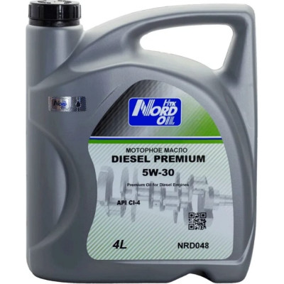 Моторное масло NORD OIL Diesel Premium 5W-30 CI-4 NRD048