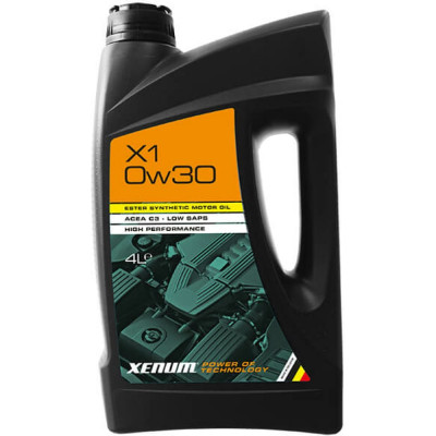 Высокоэффективное синтетическое моторное масло XENUM X1 0W30 1686004A