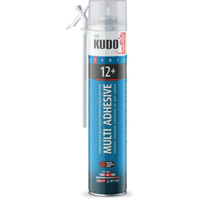Всесезонный бытовой монтажный полиуретановый клей-пена KUDO НОМЕ12+ KUPH10UAU