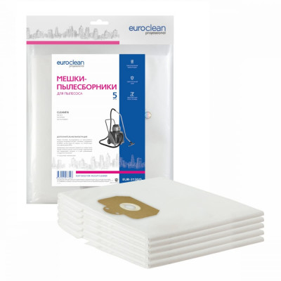 Синтетические мешки-пылесборники для пылесоса EURO Clean EUR-3130/5