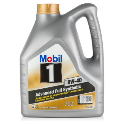 Синтетическое моторное масло MOBIL 1 FS 0W-40 153692