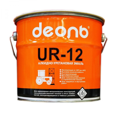 Быстросохнущая эмаль для автомобиля Деоль UR-12 UR12O3
