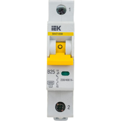 Автоматический выключатель IEK ВА47-60M MVA31-1-025-B