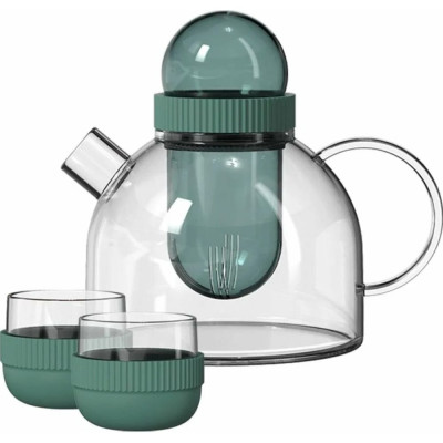 Заварочный чайник KissKissFish BoogieWoogie Teapot with cups TEAP08-U