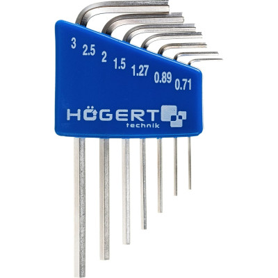 Набор шестигранных Г-образных ключей HOEGERT TECHNIK HT1W800