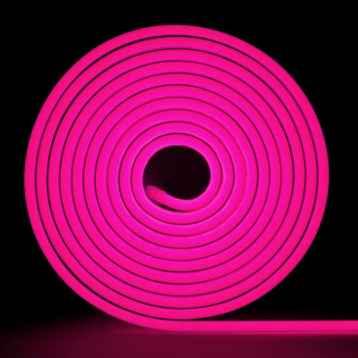 Неоновая светодиодная лента MAKSILED ML-NF-24V-0612-Pink