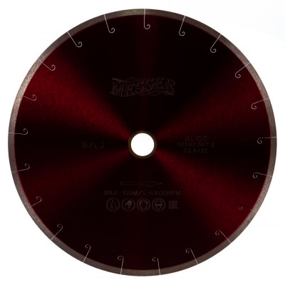 Алмазный диск MESSER 300D-2.0T-7.5W-32\25.4 01-24-300