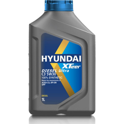 Синтетическое моторное масло HYUNDAI XTeer XTeer Diesel Ultra C3 5W30 1011224