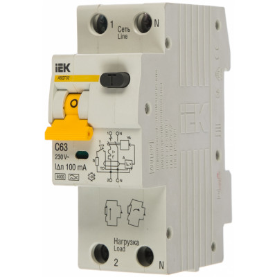 Автоматический выключатель дифференциального тока IEK АВДТ-32 9880819