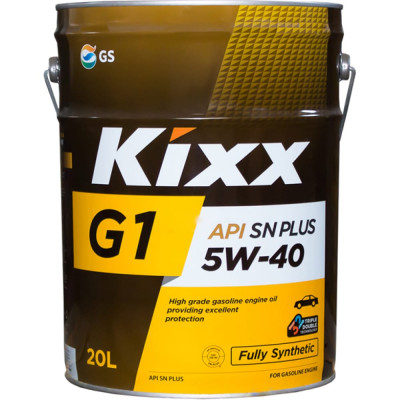 Синтетическое моторное масло KIXX G1 SN Plus 5W-40 L2102P20E1