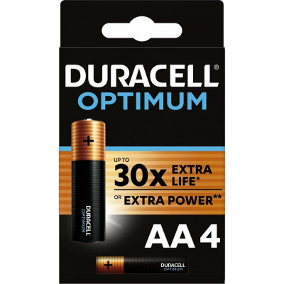 Алкалиновые батарейки Duracell Optimum Б0056020