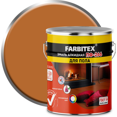 Алкидная эмаль Farbitex ПФ-266 4300011428