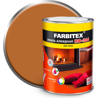 Алкидная эмаль Farbitex ПФ-266 4300011425