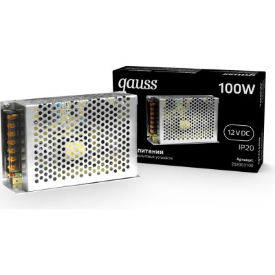 Блок питания Gauss LED STRIP PS 100W 12V 202003100