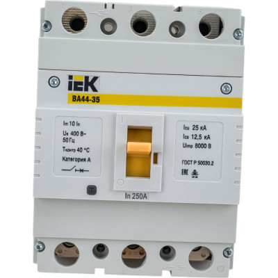 Автоматический выключатель IEK ВА44 35 SVA4410-3-0250