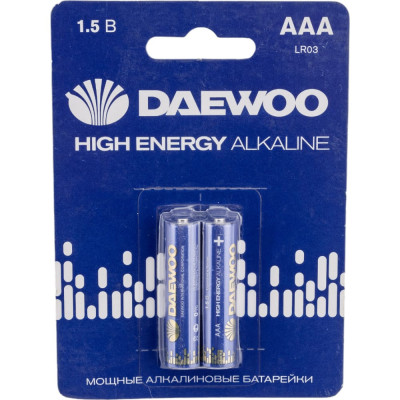 Алкалиновая батарейка DAEWOO HIGH ENERGY Alkaline 2021 5030350
