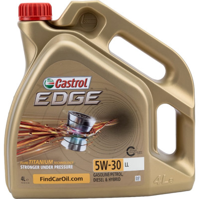Моторное масло Castrol EDGE 5w30 LL 15668E