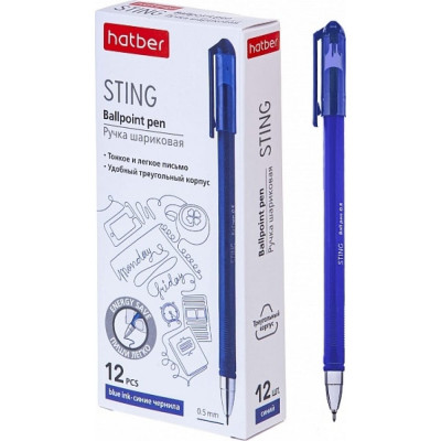 Шариковая ручка Hatber Sting 067932