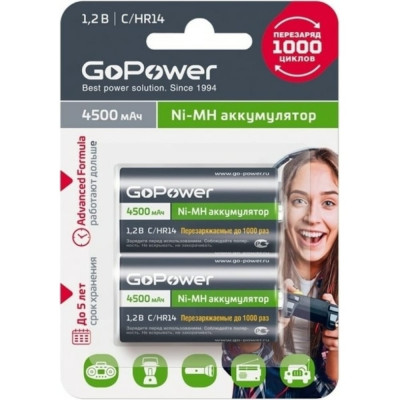 Бытовой аккумулятор GoPower HR14 00-00018322