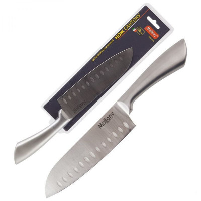 Цельнометаллический нож-сантоку Mallony MAESTRO MAL-01M 920231