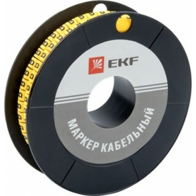 Кабельный маркер EKF ЕС-3 PROxima plc-KM-6-B