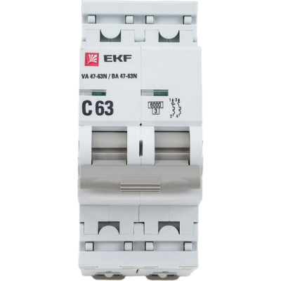 Автоматический выключатель EKF PROxima M636263C
