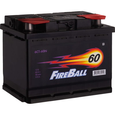 Аккумулятор FIRE BALL 6ст 60 N 510 А CCA 560107020