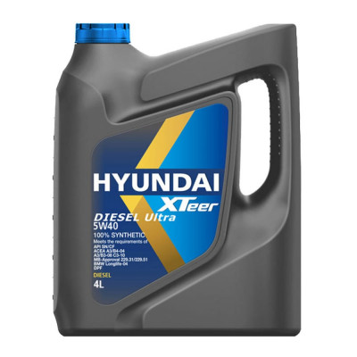 Моторное масло HYUNDAI XTeer XTeer Diesel Ultra 5W40 1041223