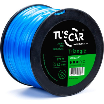 Леска для триммера TUSCAR Triangle Standart 10151330-224-4