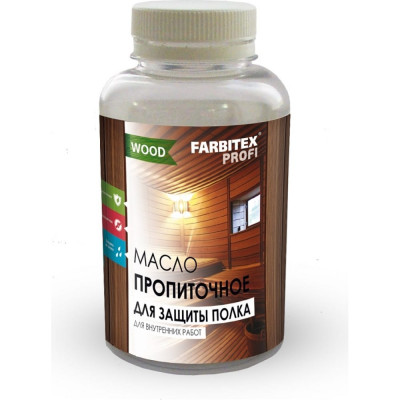 Деревозащитное масло для бань и саун Farbitex 4300010498