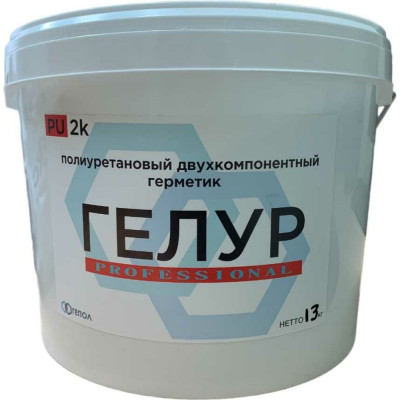 Двухкомпонентный герметик ГЕПОЛ ГЕЛУР PROFESSIONAL 2К GL-PRO-W-13