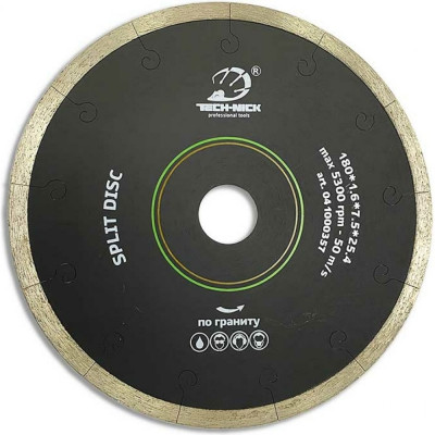 Сплошной алмазный диск по граниту TECH-NICK SPLIT DISC 041000357