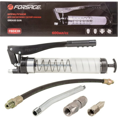 Ручной шприц для нагнетания густой смазки Forsage F-78043B 51262