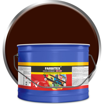 Алкидная эмаль Farbitex ПФ-115 4300005160