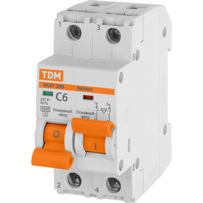 Автоматический выключатель TDM ва47-29б SQ0206-0406