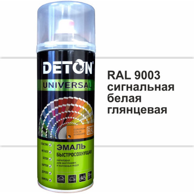 Быстросохнущая акриловая эмаль Deton DTN-A07258