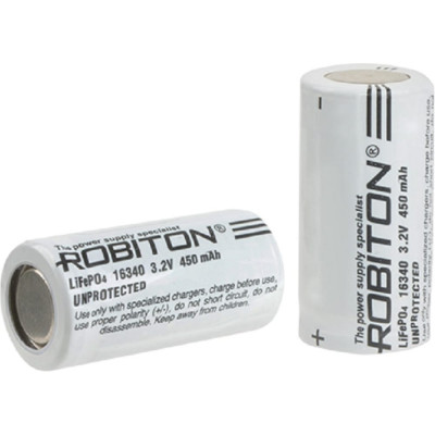 Аккумулятор Robiton LiFe16340-450 17450