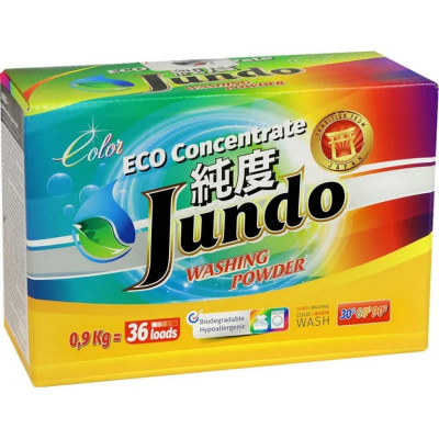 Экологичный концентрированный порошок для стирки цветного белья Jundo Color 4903720020104