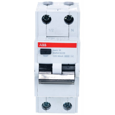 Автоматический выключатель дифференциального тока ABB Basic M BMR415C25 2CSR645041R1254