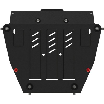 Защита картера и КПП для HONDA Stepwgn 2015-1.5 AT 4WD, универсальнай штамповка, сталь 2.0 мм, с крепежом sheriff 4638